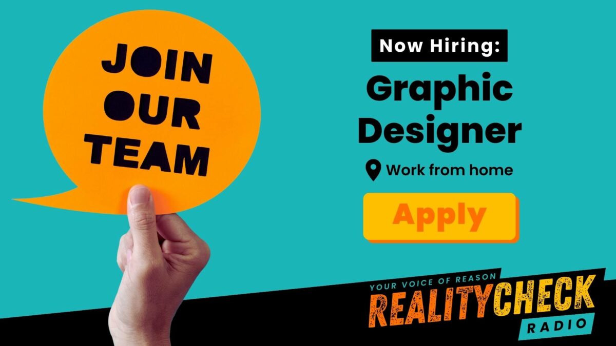 Join Us - Graphic Designer - Reality Check Radio
