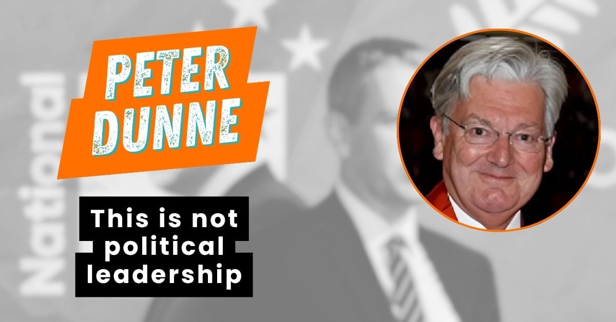 Peter Dunne_Leadership