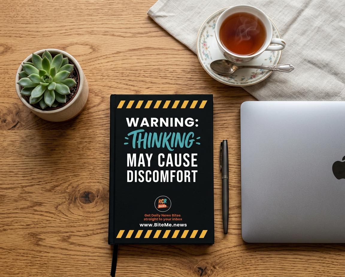 Thinking May Cause Discomfort Notebook - Image 2